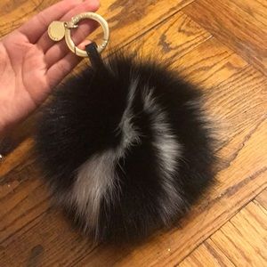Jocelyn Fox Fur PomPom KeyChain